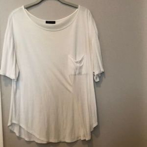 White Top Shop Shirt with Pocket